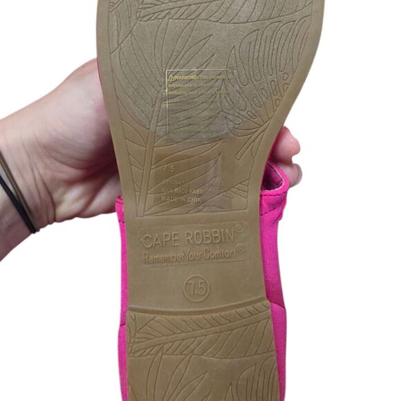 Cape Robbin Pink Thigh High Vijaya Flat Thong Sandals 7.5 - Picture 4 of 5